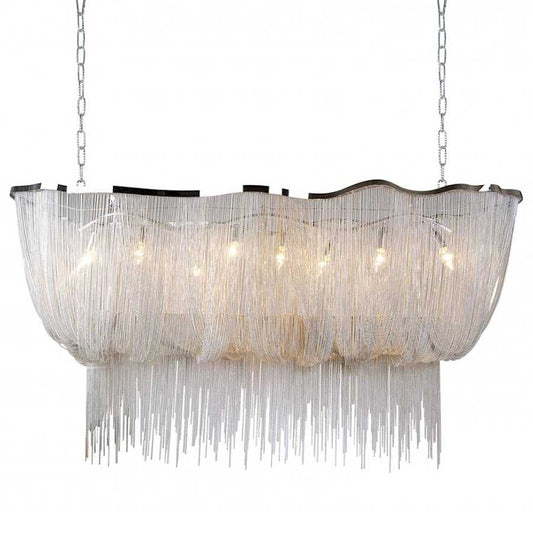 Avenue Lighting Mullholand Dr. 6 Light 59" Wide Linear Chandelier