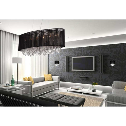 Avenue Lighting Beverly Dr. 12 Light 32" Wide Drum Chandelier
