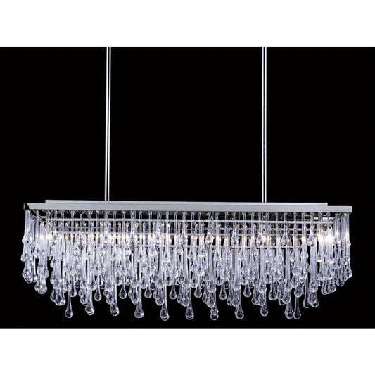 Avenue Lighting Hollywood Blvd. 6 Light 38" Wide Linear Chandelier