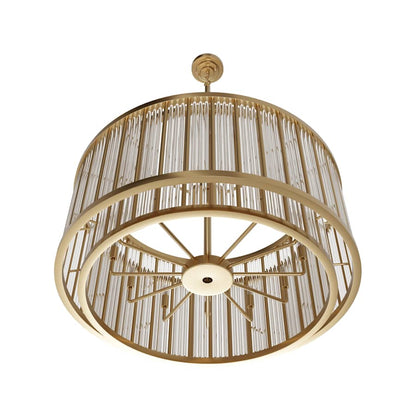 Avenue Lighting Waldorf 12 Light 31" Wide Drum Chandelier
