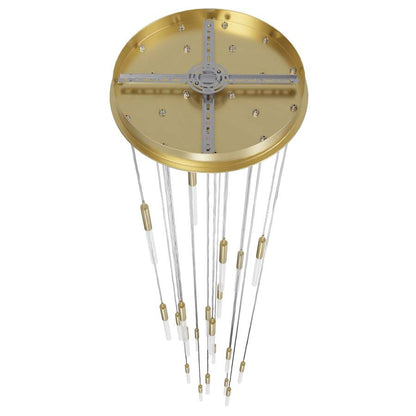Avenue Lighting Main St. 21 Light 22" Wide LED Multi Light Pendant with Frosted Glass Shades