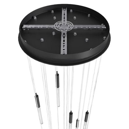 Avenue Lighting Main St. 21 Light 22" Wide LED Multi Light Pendant with Snow Glass Shades