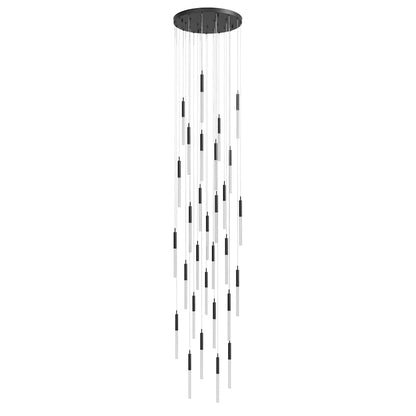 Avenue Lighting Main St. 31 Light 30" Wide LED Multi Light Pendant with Boa Glass Shades