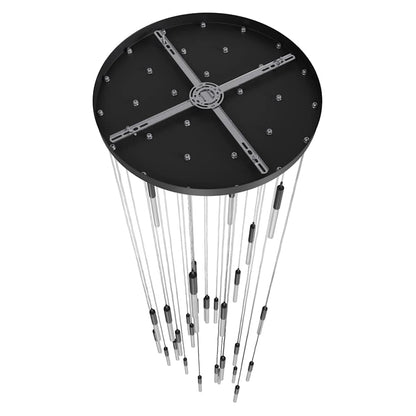 Avenue Lighting Main St. 31 Light 30" Wide LED Multi Light Pendant with Boa Glass Shades