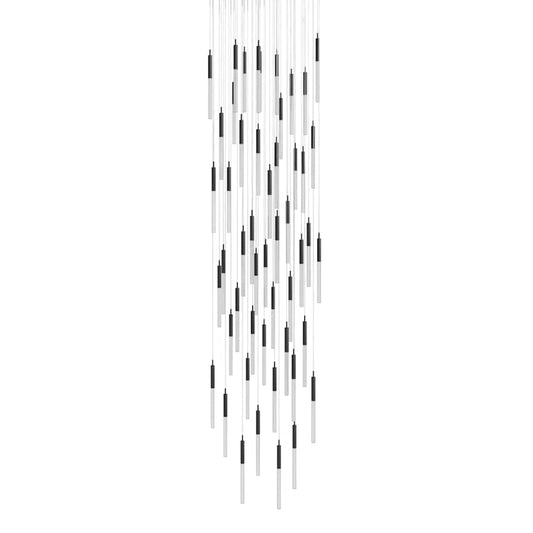 Avenue Lighting Main St. 51 Light 37" Wide LED Multi Light Pendant with Boa Glass Shades