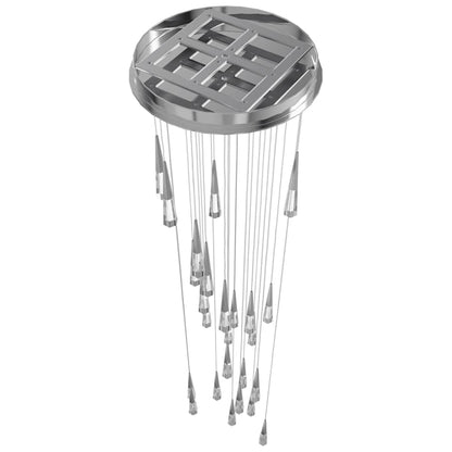 Avenue Lighting Avalon 25 Light 30" Wide LED Crystal Multi Light Pendant with Faceted Crystal Shades