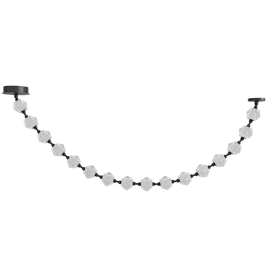 Avenue Lighting Beluga 74" Wide LED Linear Pendant with Faceted Acrylic Shades