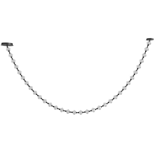 Avenue Lighting Beluga 139" Wide LED Linear Pendant with Faceted Acrylic Shades