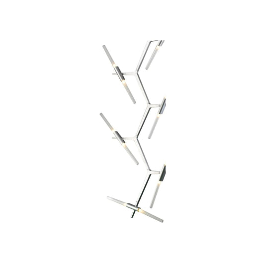 Avenue Lighting San Vicente Blvd. 20 Light 35" Wide LED Abstract Chandelier with Frosted Glass Shades