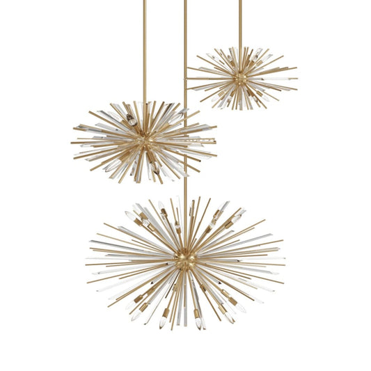 Avenue Lighting Palisades Ave. 36 Light 82" Wide Pendant