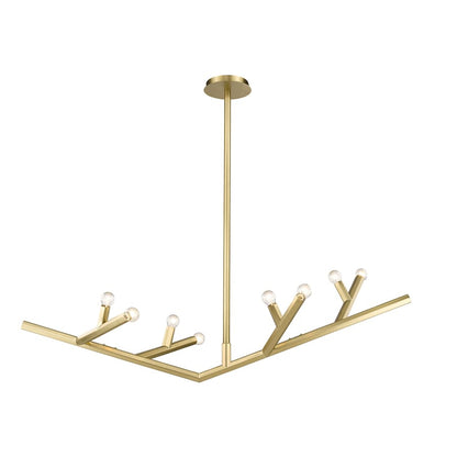 Avenue Lighting The Oaks 8 Light 52" Wide Abstract Chandelier
