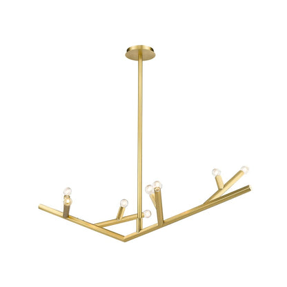 Avenue Lighting The Oaks 8 Light 52" Wide Abstract Chandelier