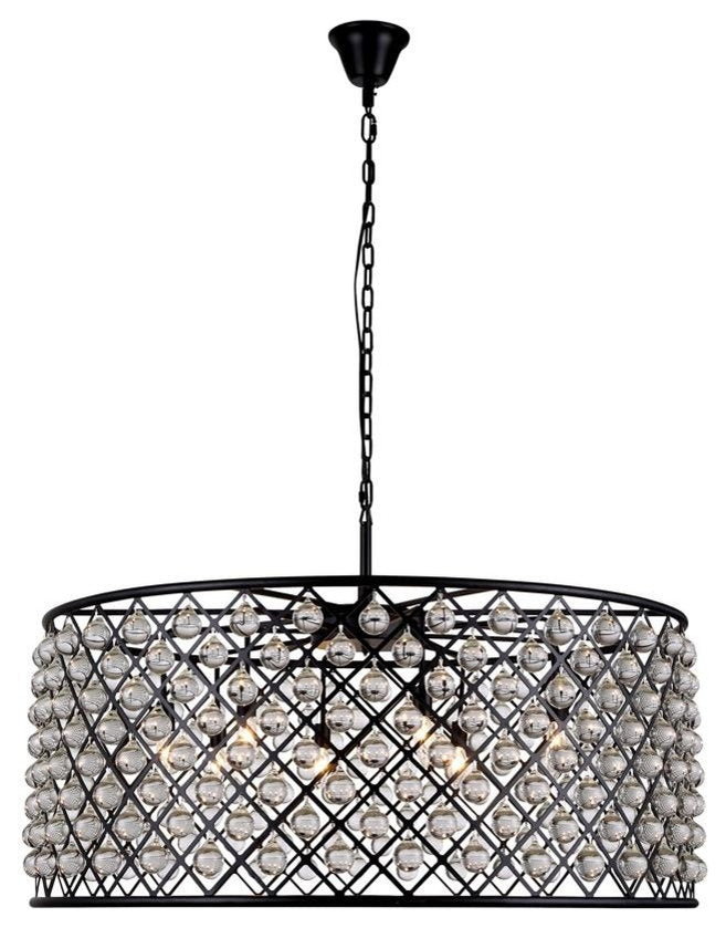 1213 Madison Collection Pendant Lamp,4 3.5''x18.25'', Mocha BrownBy Elegant Furniture & Lighting