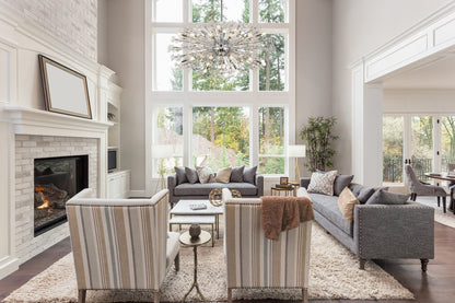 Elegant Lighting 2500D48C Vera 48 inch crystal starburst oval pendant in chromeBy Elegant Furniture & Lighting