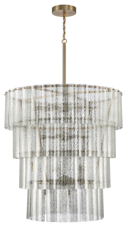 Craftmade 48628 Museo 4 Light 48"W Waterfall Chandelier - Brushed PolishedBy Craftmade