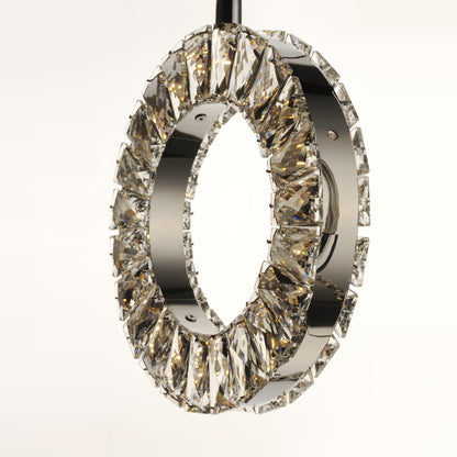 ET2 E30568-20 Charm 9 Light 30"W LED Crystal Multi Light Pendant - PolishedBy ET2 Contemporary Lighting