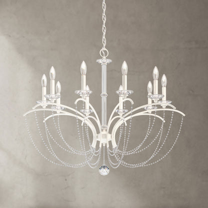 Schonbek Bc7110N-06H 10 Light Crystal Chandelier, WhiteBy Schonbek