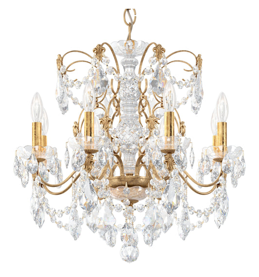 Century 8 Light Chandelier French Gold Clear Heritage CrystalBy Schonbek