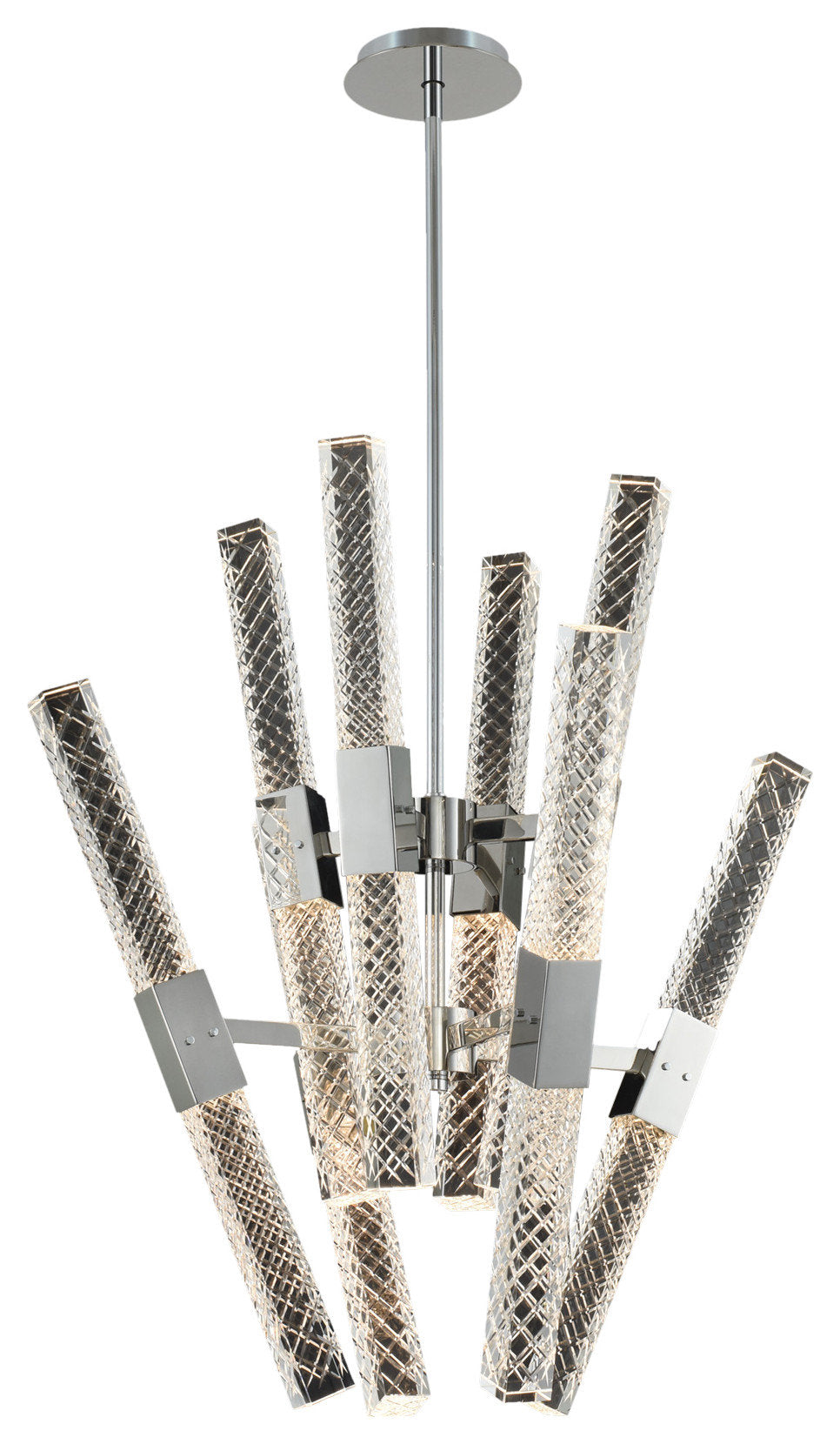 Apollo 26x31" 16-Light Casual Luxury-Modern, ChromeBy Allegri Crystal by Kalco Lighting