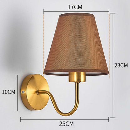 Modern Fabric Wall Lamp �C Bedroom, Bedside & Hotel Corridor Light