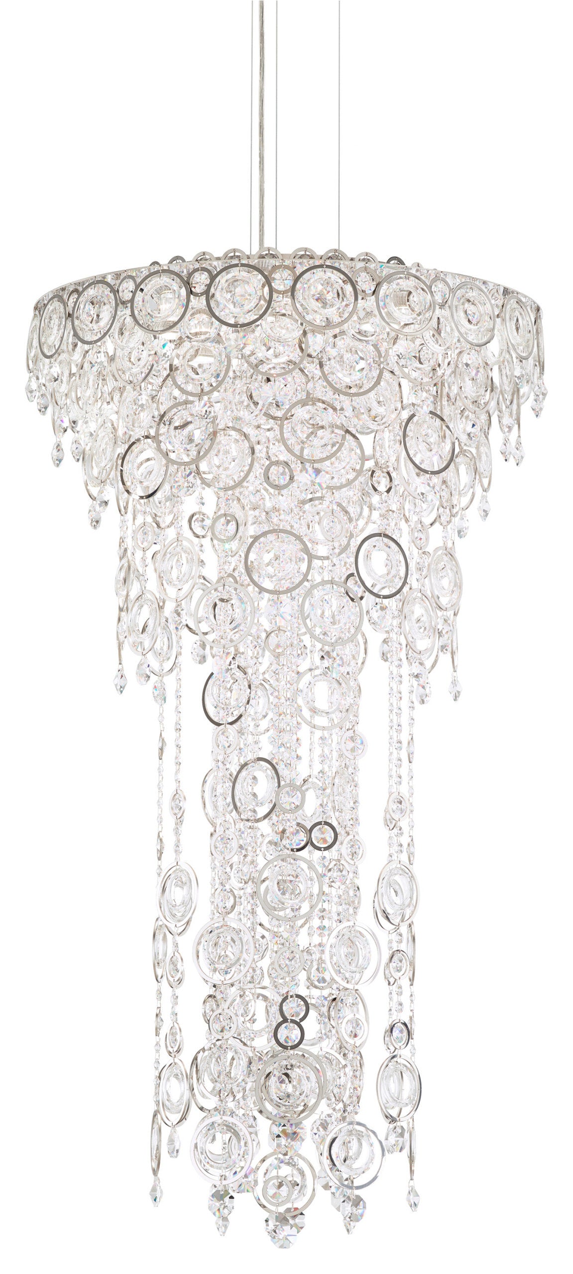 Schonbek Dr2412N-401H 6 Light Crystal Pendant, Stainless SteelBy Schonbek