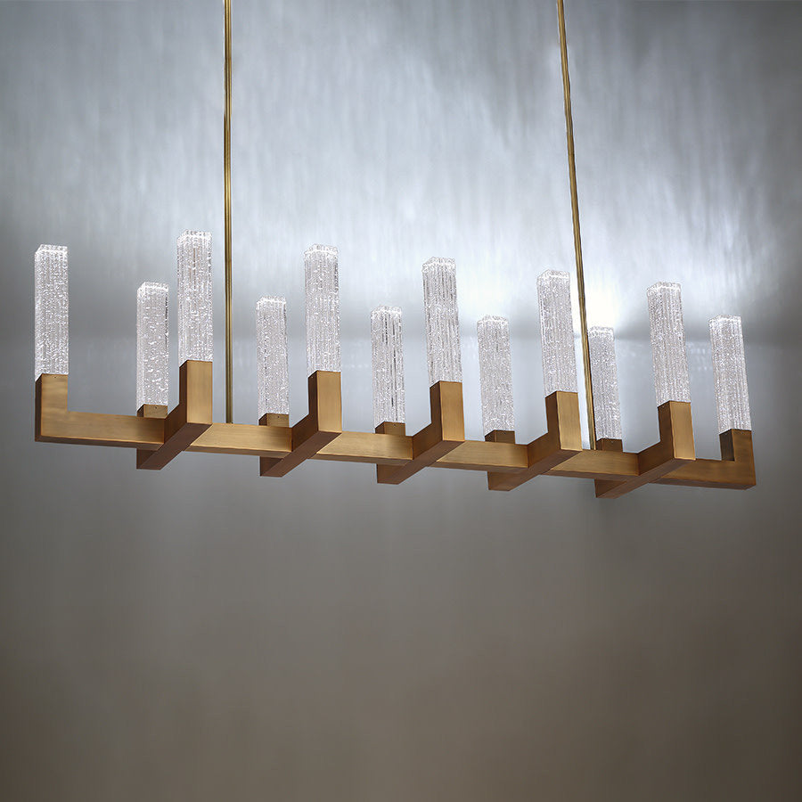 Modern Forms PD-30854 Cinema 12 Light 54"W Integrated LED Linear - Aged BrassBy Modern Forms