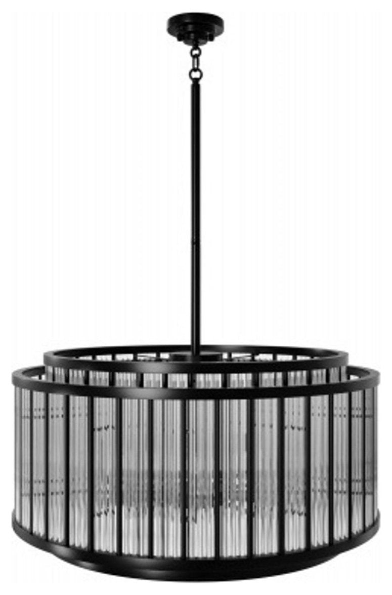 Waldorf 12 Light Chandelier, Polished GunmetalBy Avenue Lighting