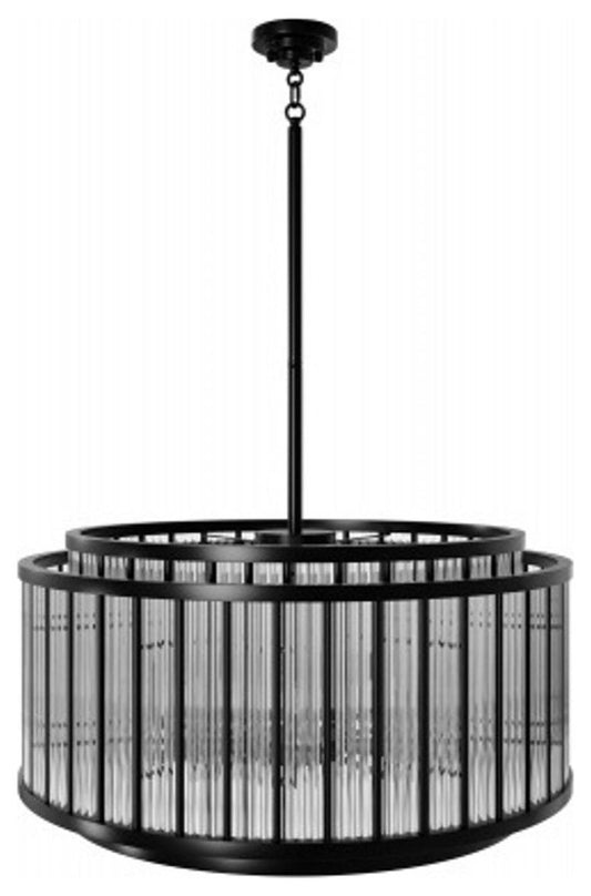 Waldorf 12 Light Chandelier, Polished GunmetalBy Avenue Lighting