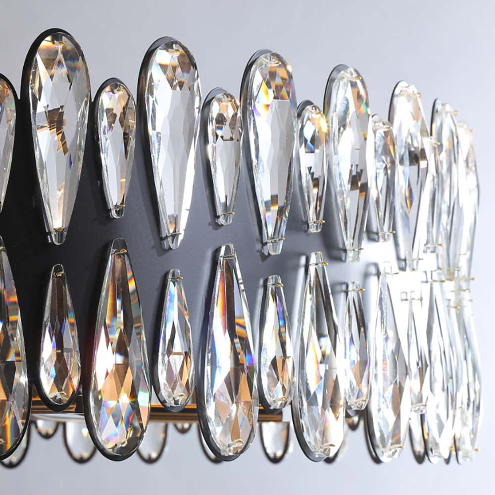 Napoli Crystal Drum Chandelier, Diameter 40"By MORSALE