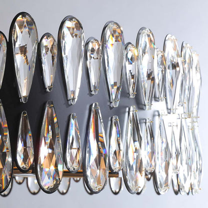 Napoli Crystal Drum Chandelier, Diameter 40"By MORSALE