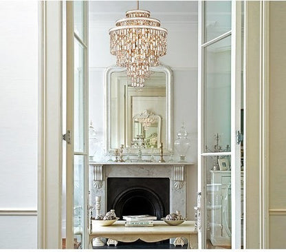Dolcetti Flush Mount, Dolcetti Silver Finish, Mixed Shells, CrystalBy Corbett Lighting