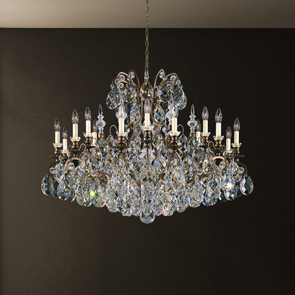 Schonbek 3792-76 19 Light Crystal Chandelier, Heirloom BronzeBy Schonbek