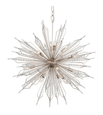 Varaluz 311P16 Orbital 16 Light 36"W Crystal Sputnik Chandelier - Gold DustBy Varaluz