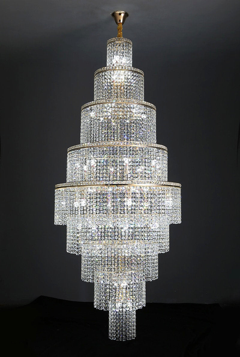 Capri | Large Crystal Chandelier for Living Room, 31.5''By Miron Demid LLC