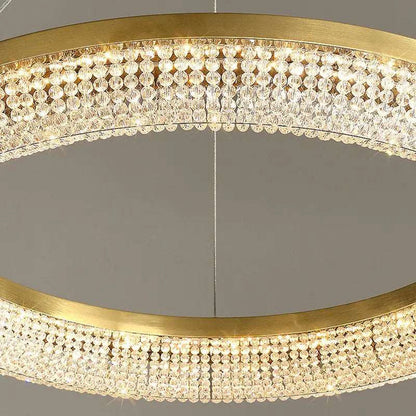 Bergamo 3-Tier Crystal Chandelier LightBy Morsale.com