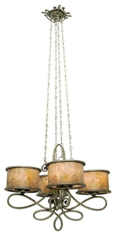 Whitfield 16-Light Chandelier without Scroll, Antique CopperBy KALCO LIGHTING
