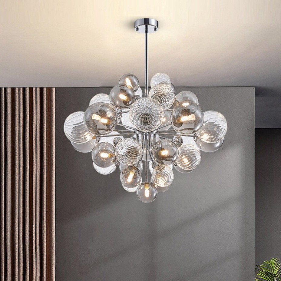 18-Light Designer Glass Bubble ChandelierBy MORSALE