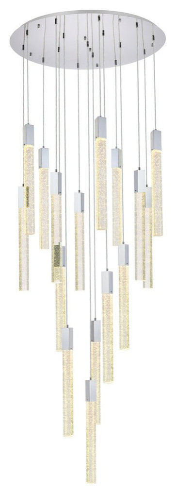 Elegant 2067G36C Weston 16 Lights Pendant, ChromeBy Elegant Furniture & Lighting