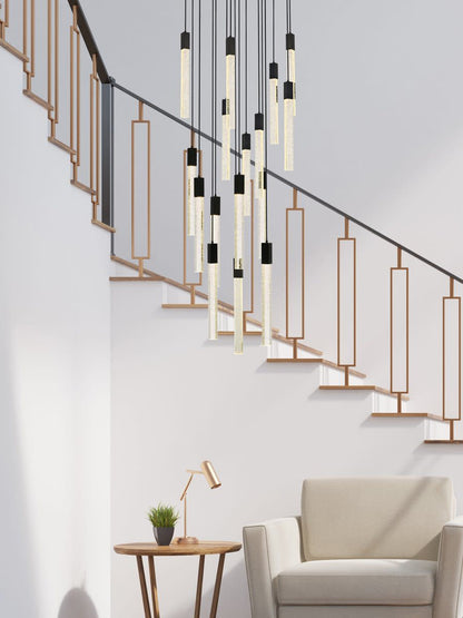 Elegant Lighting 2067G36 Weston 16 Light 36"W LED Crystal Multi - ChromeBy Elegant Furniture & Lighting
