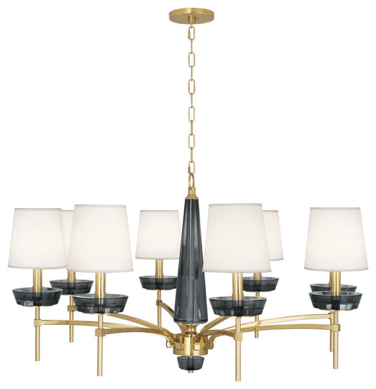 Cristallo Chandelier, Modern BrassBy Robert Abbey, Inc.