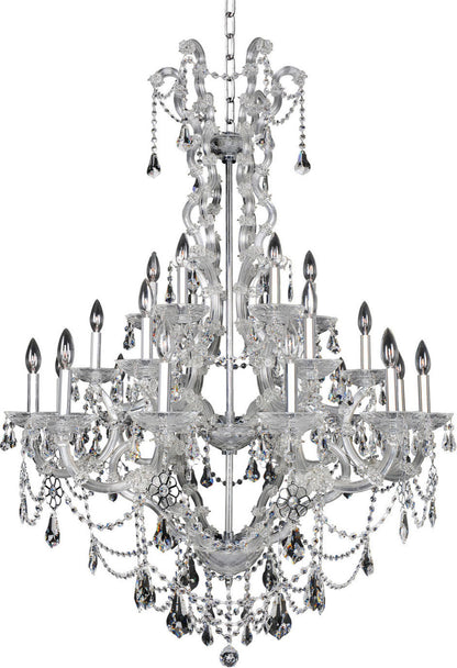 Brahms Chandelier, Chrome, 6By KALCO LIGHTING