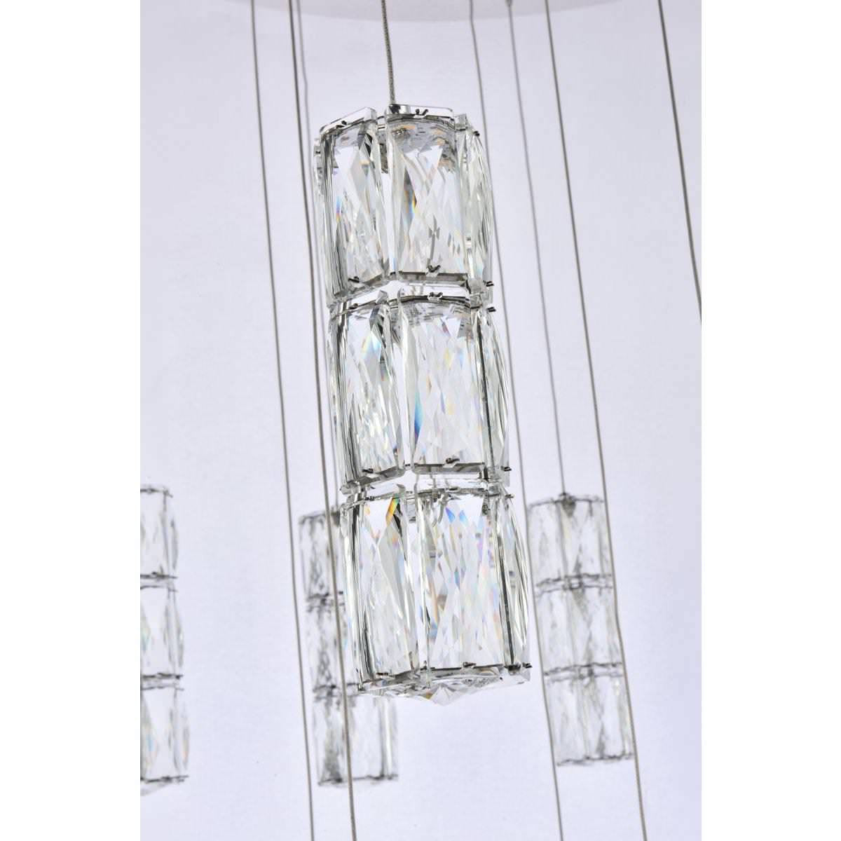 Polaris 20 Light Chandelier, ChromeBy Elegant Furniture & Lighting