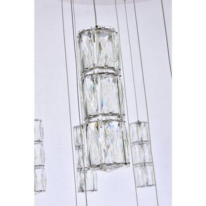 Polaris 20 Light Chandelier, ChromeBy Elegant Furniture & Lighting