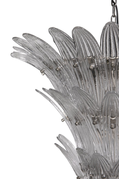 30" Emperor Antique Silver ChandelierBy Noir