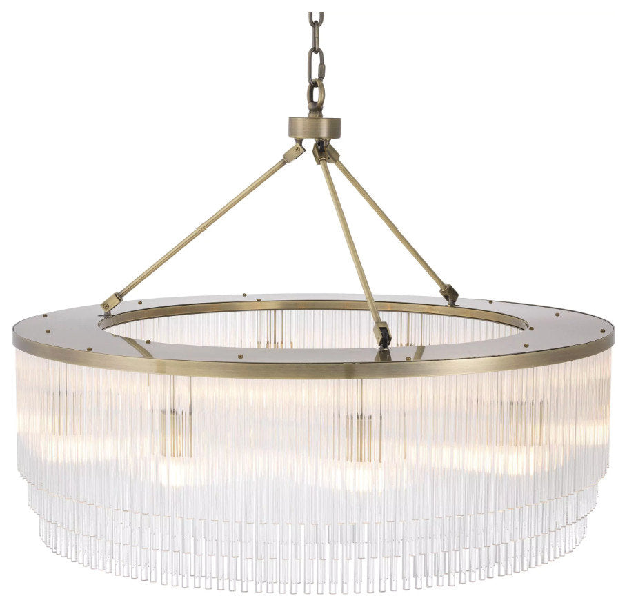 Glass Rods Contemporary Chandelier | Eichholtz Hector, LargeBy OROA - Furniture
