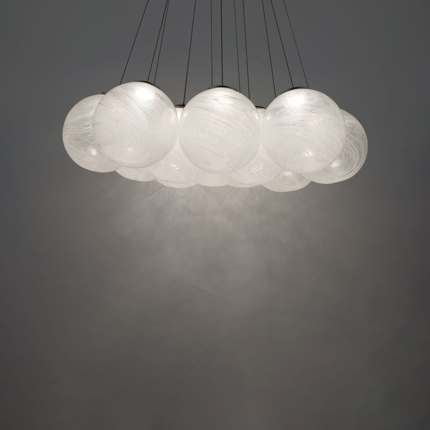 Modern Forms PD-28812 Cosmic 12 Light 36"W LED Suspension Multi - BlackBy Modern Forms