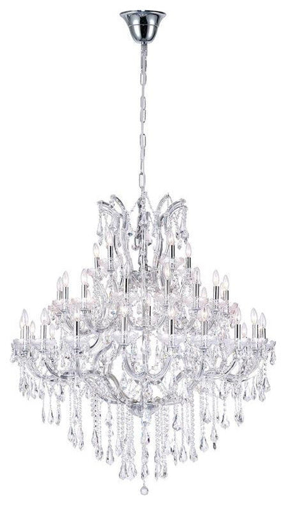 CWI Lighting Maria Theresa 41 Light Up Traditional Metal Chandelier in ChromeBy CWI Lighting