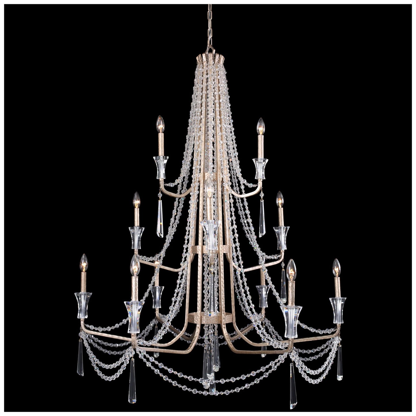 Barcelona 12-Lt 3-Tier Chandelier