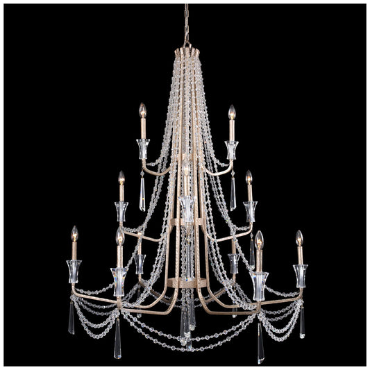 Barcelona 12-Lt 3-Tier Chandelier
