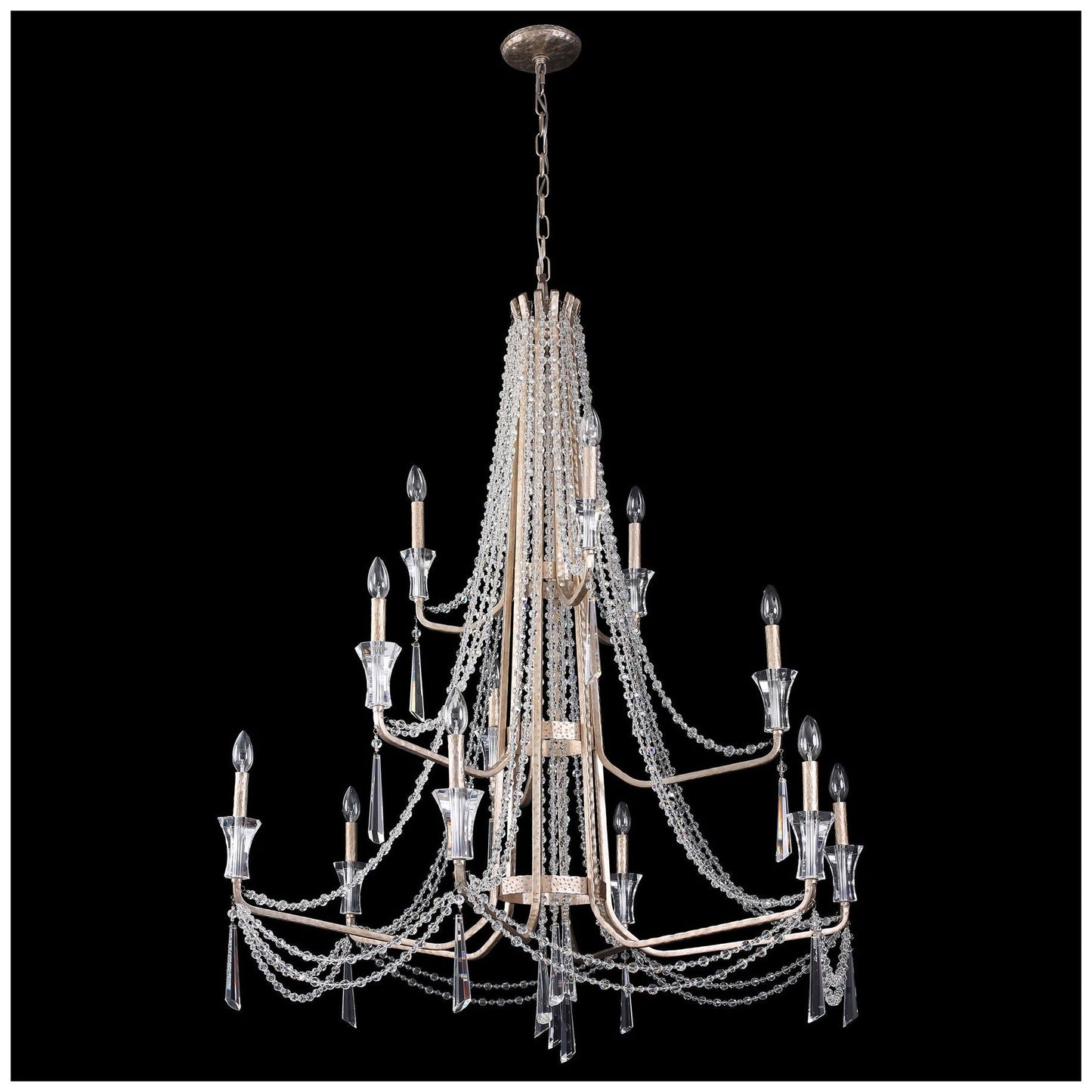 Barcelona 12-Lt 3-Tier Chandelier